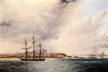 James E Buttersworth : A View of Nassau in the Bahamas, West Indies